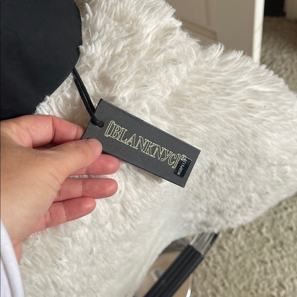 Blank NYC Black faux leather  and peach pink jones New York blouse bundle of 2 - Picture 7 of 12